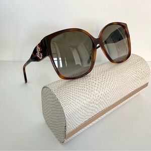 NEW!!! Jimmy Choo women oversized sunglasses NOEMI/S 086HA Authentic